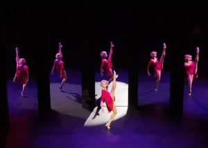 A chorus line