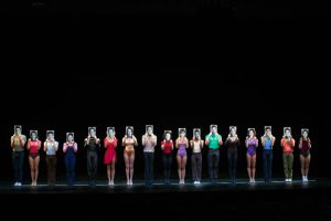 A chorus line