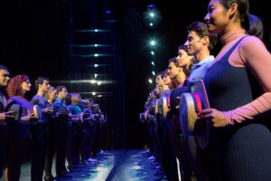 A chorus line